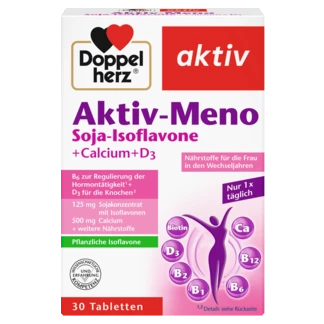 Abbildung der Produktverpackung Doppelherz aktiv Aktiv-Meno Frontansicht